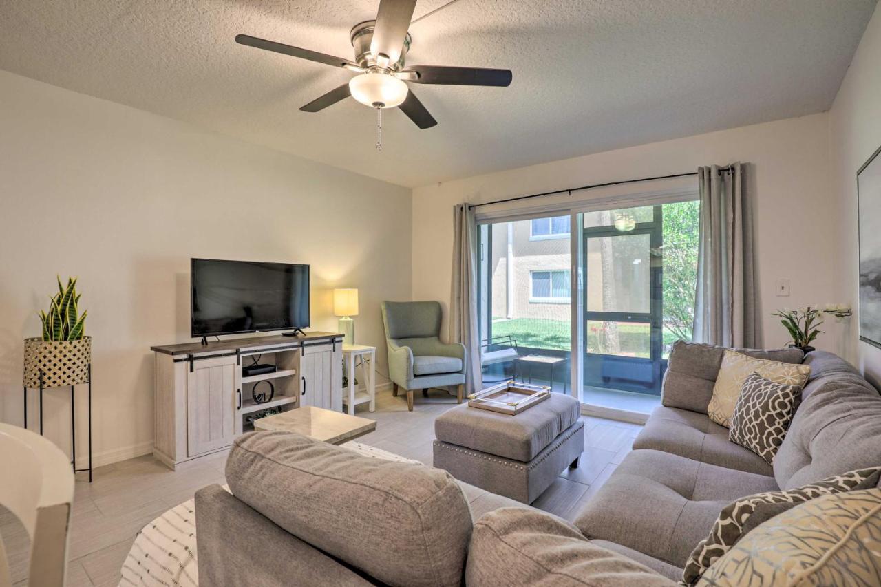 St Augustine Getaway With Porch 1 Block To Beach! St. Augustine Luaran gambar